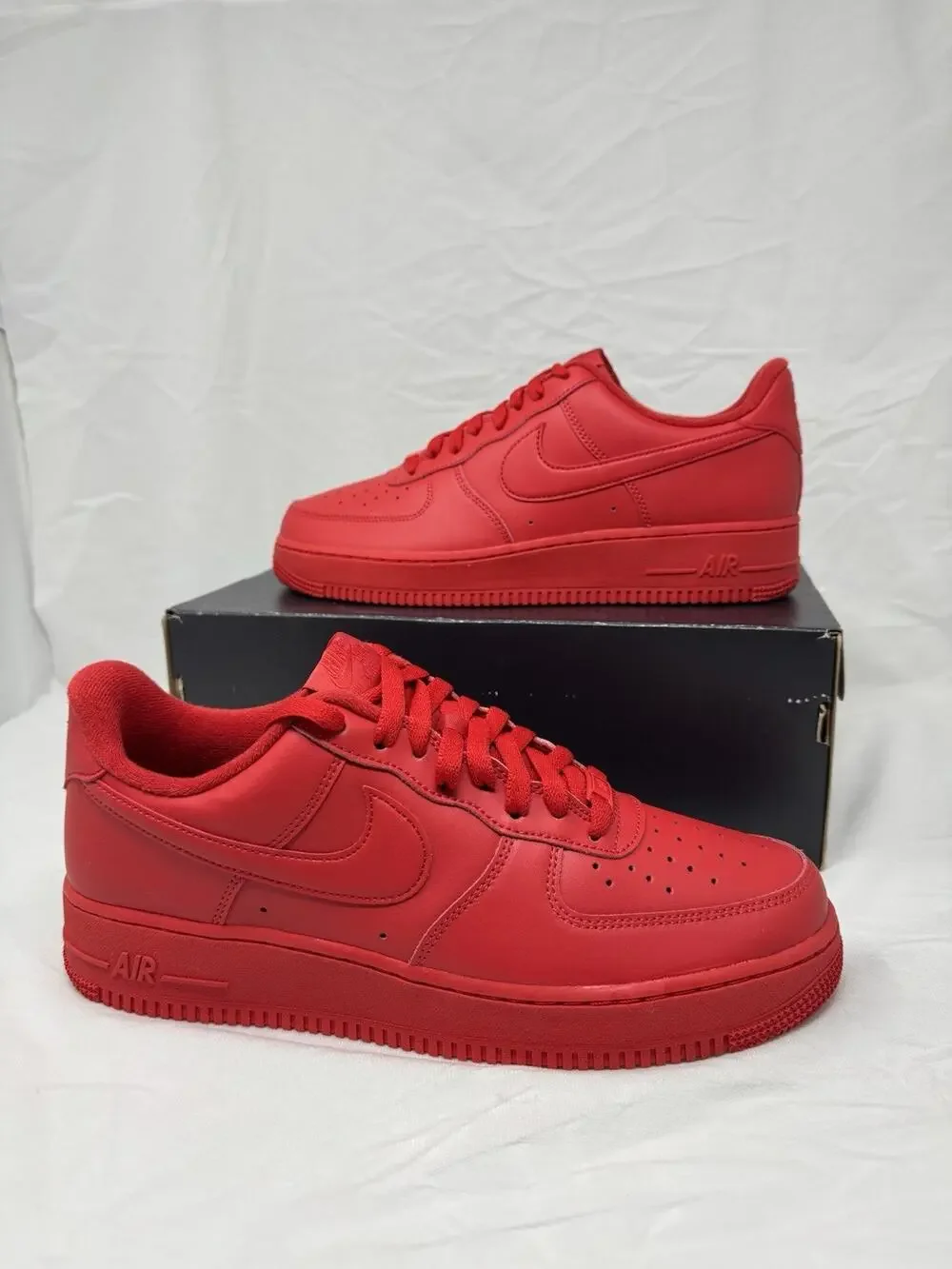 Nike Air Force 1 Low '07 LV8 1 'Triple Red' Men's CW6999-600 Men’s 10 New